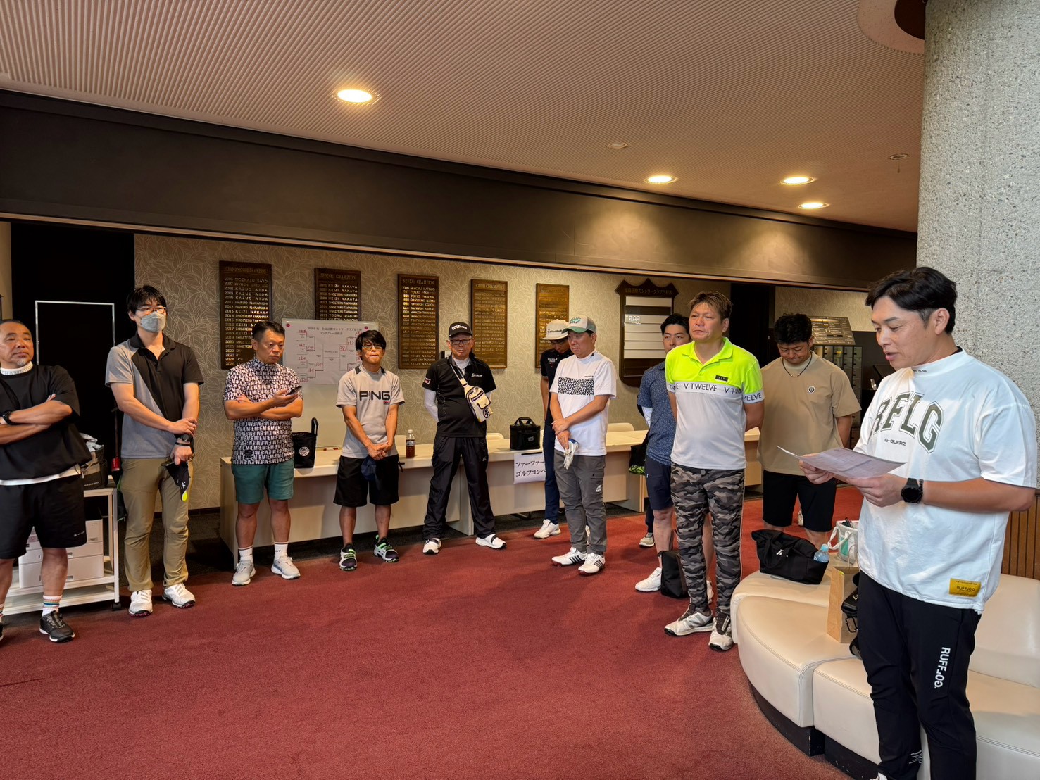 第103回 青葉会・リノシア共催ゴルフコンペの様子